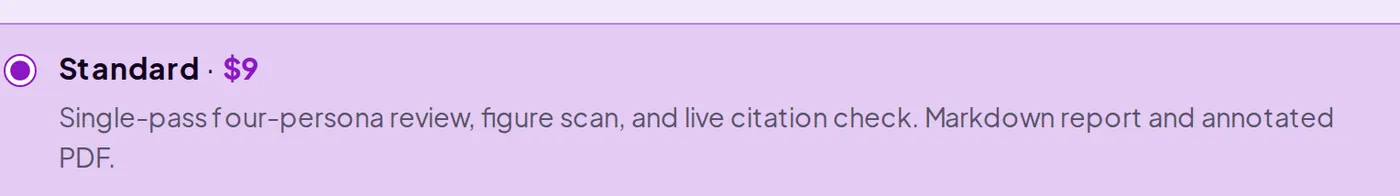 Three rectification checklist items labelled A, B and C, from the sample report on the Paper Review page