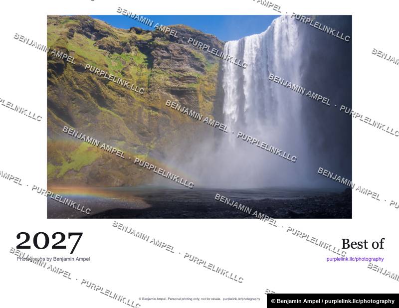 Cover of the 2027 Best of calendar